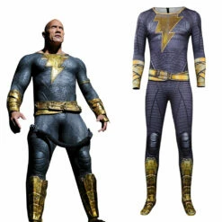 2022 Film DC Adulte Black Adam Combinaison Cosplay Costume Ver.2