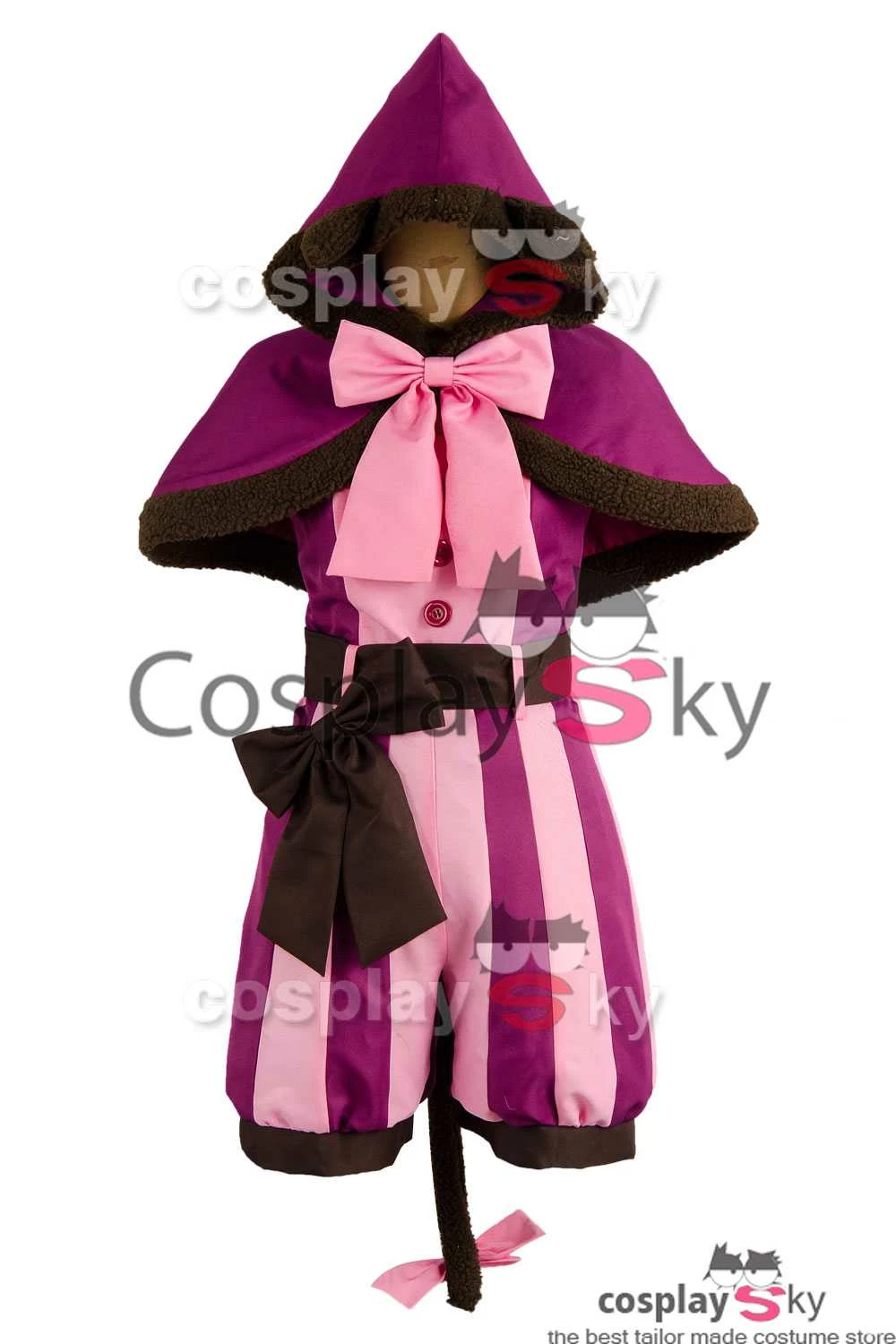 Disney Alice Au Pays Des Merveilles Chat Du Cheshire Ver.2 Cosplay Costume 4 Disney Alice Au Pays Des Merveilles Chat Du Cheshire Ver.2 Cosplay Costume – Image 2