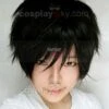 Durarara Orihara Izaya Cosplay Perruque -NEWCOSSKY Soldes durarara orihara izaya cosplay short black wig 2