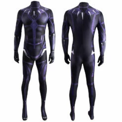 Black Panther Combinaison Violette Cosplay Costume
