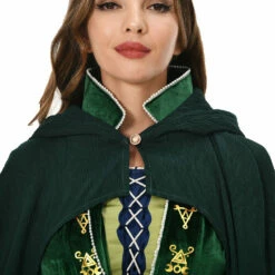 Hocus Pocus 2 Winifred Sanderson Manteau Cosplay Costume -NEWCOSSKY Soldes ea147459cbd343db1fc6cfc06dbb4161
