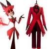 Hazbin Hotel Alastor Cosplay Costume 1 Hazbin Hotel Alastor Cosplay Costume -NEWCOSSKY Soldes f9724b3dfe292f6942332297291af623