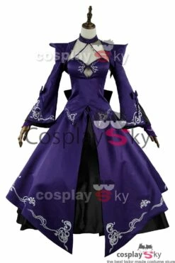 Fate Grand Order FGO Saber Alter Stage 3 Robe Cosplay Costume -NEWCOSSKY Soldes fate grand order fgo saber alter stage 3 dress cosplay costume 2 1