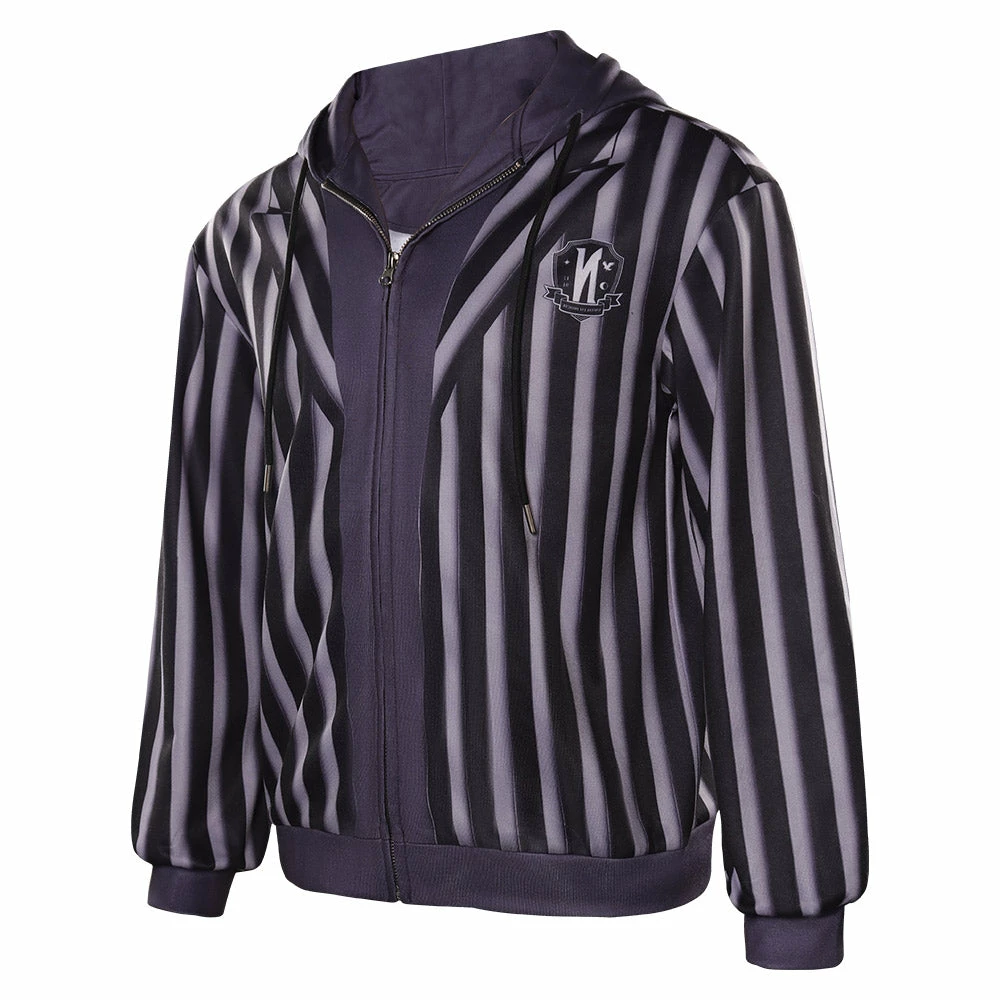 Wednesday Addams Sweat-shirt Design Original Cosplay Costume 6 Wednesday Addams Sweat-shirt Design Original Cosplay Costume – Image 4