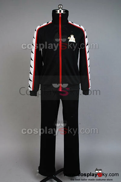 Free! Iwatobi Swim Club Rin Matsuoka Uniforme Noire Cosplay Costume 5 Free! Iwatobi Swim Club Rin Matsuoka Uniforme Noire Cosplay Costume – Image 3