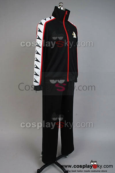 Free! Iwatobi Swim Club Rin Matsuoka Uniforme Noire Cosplay Costume 6 Free! Iwatobi Swim Club Rin Matsuoka Uniforme Noire Cosplay Costume – Image 4