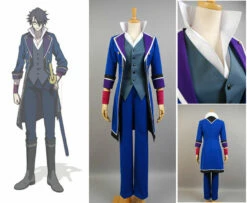 Anime K Saruhiko Fushimi Cosplay Costume