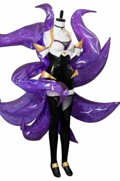 League Of Legends LOL K/DA Ahri Cosplay Costume -NEWCOSSKY Soldes league of legends lol kda ahri cosplay costume 2