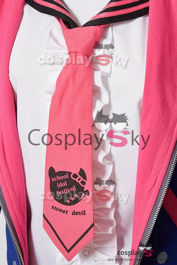 Love Live! Rin Hoshizora Petite Diable Uniforme Halloween Cosplay Costume 6 Love Live! Rin Hoshizora Petite Diable Uniforme Halloween Cosplay Costume – Image 4