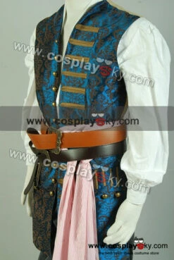 Pirates Des Caraibes 4 Jack Sparrow Cosplay Costume -NEWCOSSKY Soldes pirates of the caribbean 4 jack sparrow vest 2 2