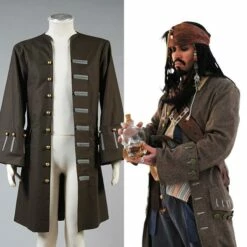 Pirates Of The Caribbean Jack Sparrow Veste Cosplay Costume