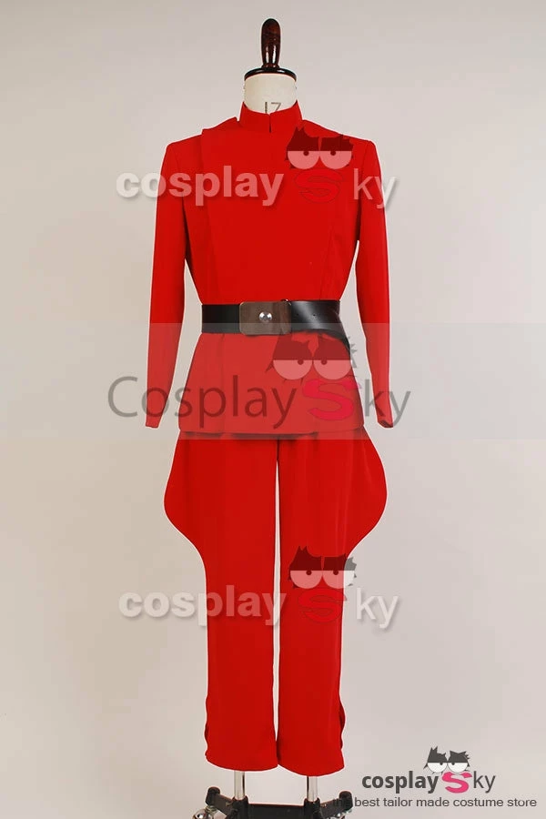 Star Wars Officer Imperial Uniforme Rouge Cosplay Costume 8 Star Wars Officer Imperial Uniforme Rouge Cosplay Costume – Image 6