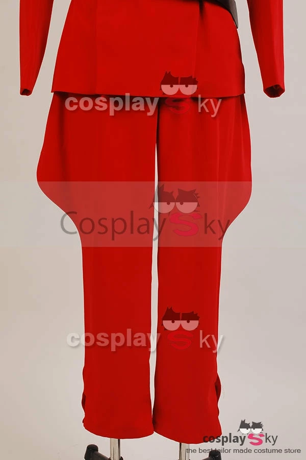 Star Wars Officer Imperial Uniforme Rouge Cosplay Costume 5 Star Wars Officer Imperial Uniforme Rouge Cosplay Costume – Image 3