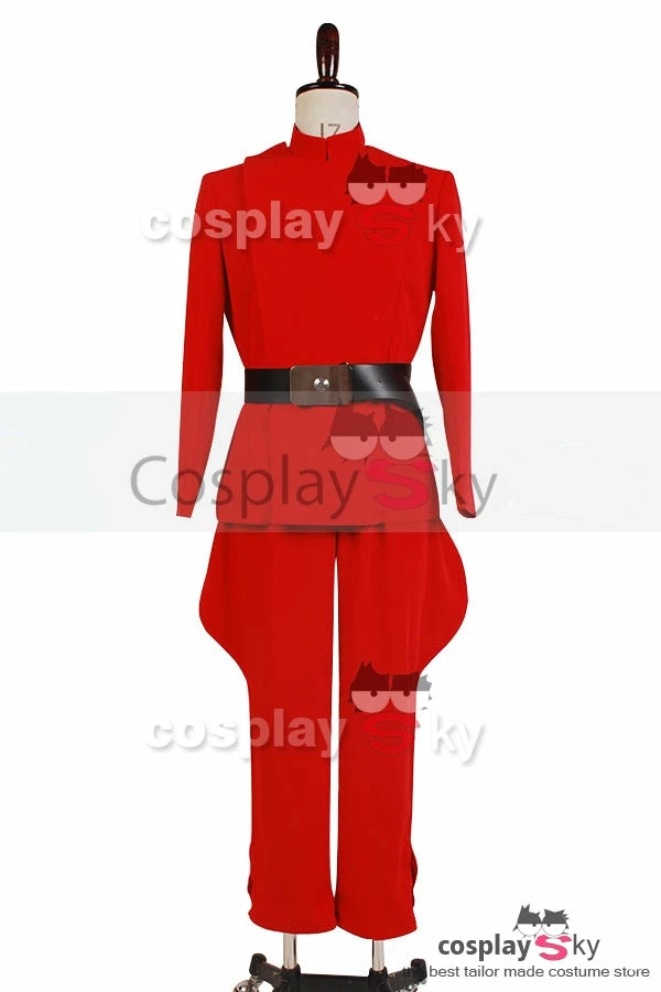 Star Wars Officer Imperial Uniforme Rouge Cosplay Costume 4 Star Wars Officer Imperial Uniforme Rouge Cosplay Costume – Image 2