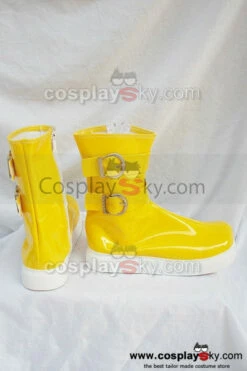 Tales Of Destiny Chersea Tone Cosplay Chaussures Jaunes -NEWCOSSKY Soldes tales of destiny chersea tone cosplay boots yellow 2