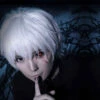 Tokyo Ghoul Kaneki Ken Perruque Cosplay Perruque 1 Tokyo Ghoul Kaneki Ken Perruque Cosplay Perruque -NEWCOSSKY Soldes tokyo ghoul kaneki ken perruque cosplay perruque 3