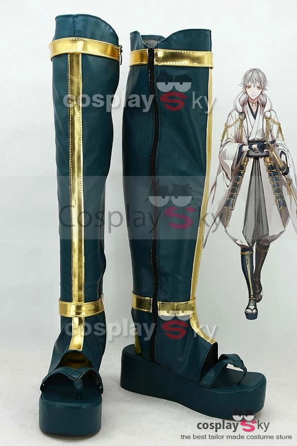 Touken Ranbu Tsurumaru Kuninaga Cosplay Costume + Perruque + Chaussures 8 Touken Ranbu Tsurumaru Kuninaga Cosplay Costume + Perruque + Chaussures – Image 6